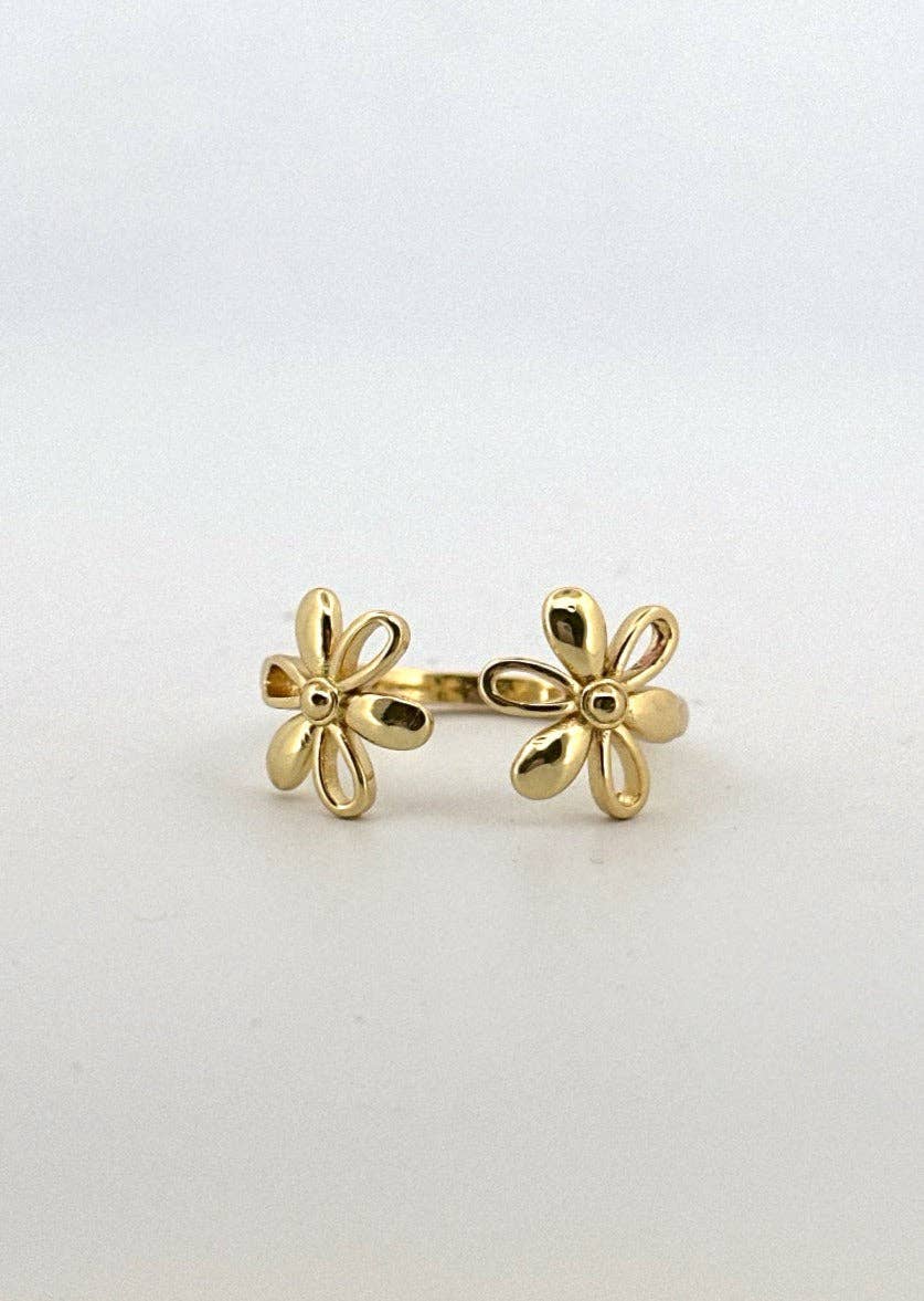 Double Daisy Ring