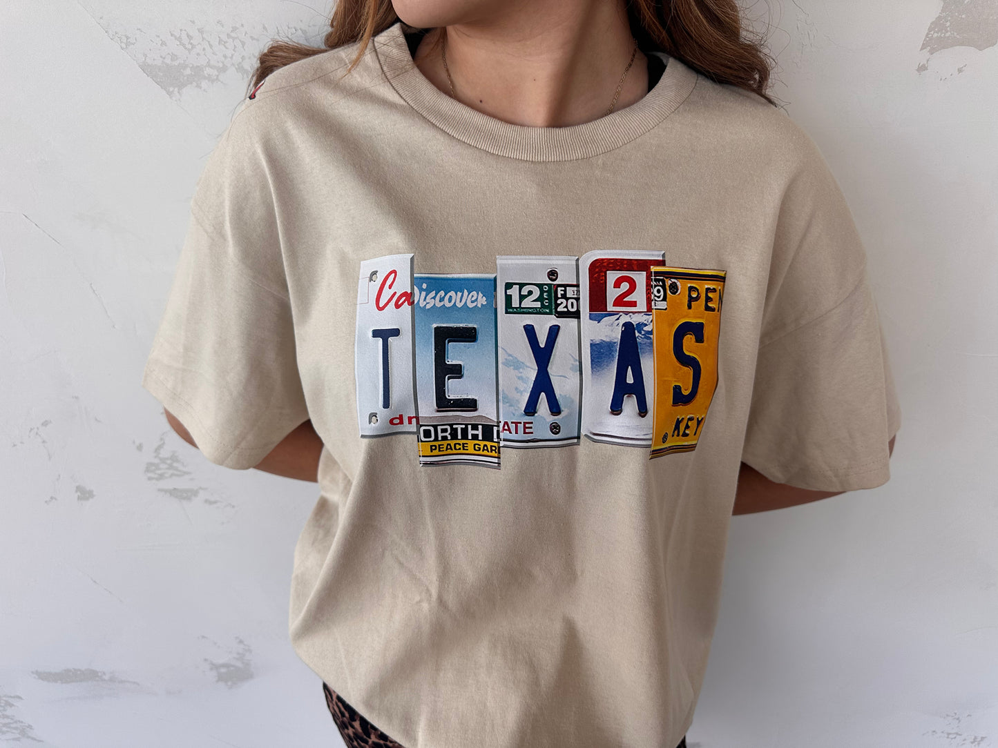 Texas License Plate Graphic Tee