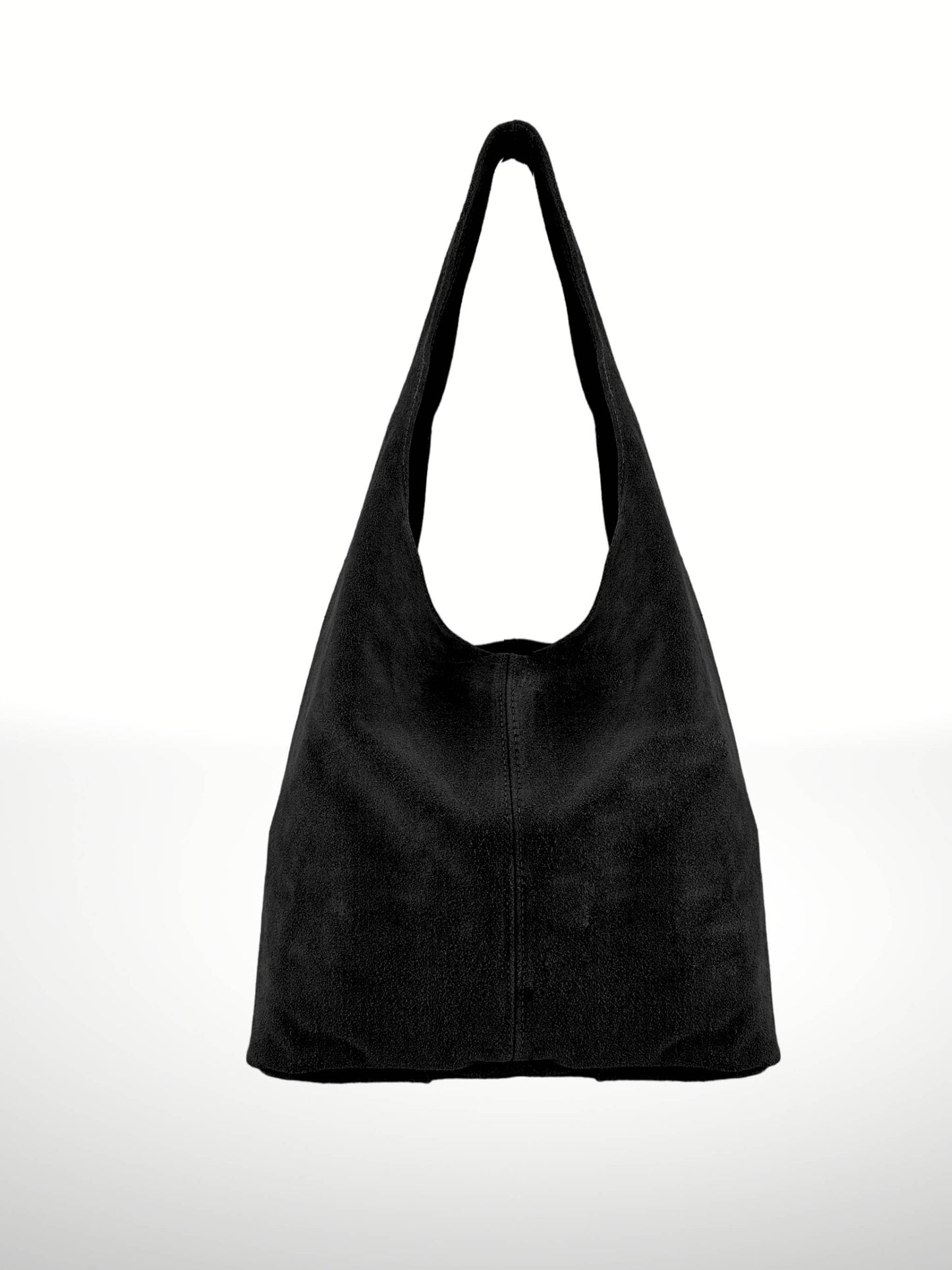 Suede leather bag