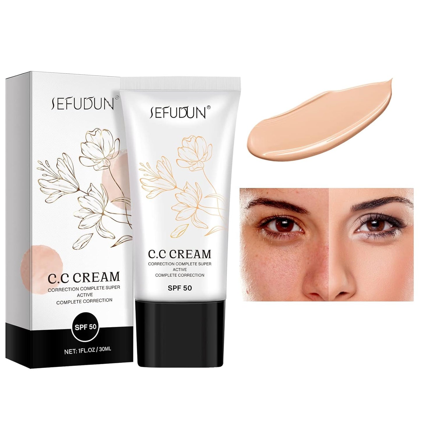 NIFEISHI CC Cream Self Adjusting for Mature Skin