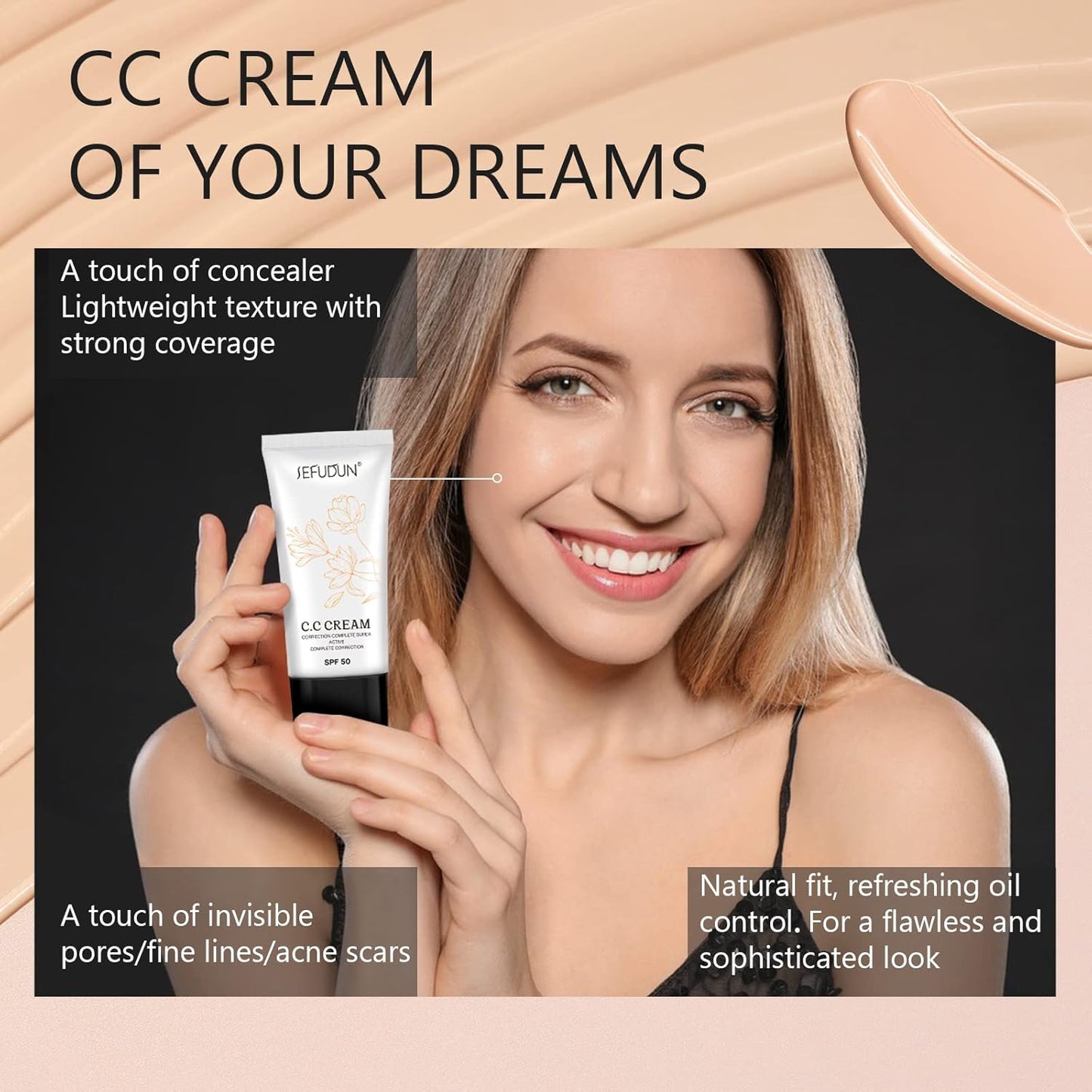 NIFEISHI CC Cream Self Adjusting for Mature Skin