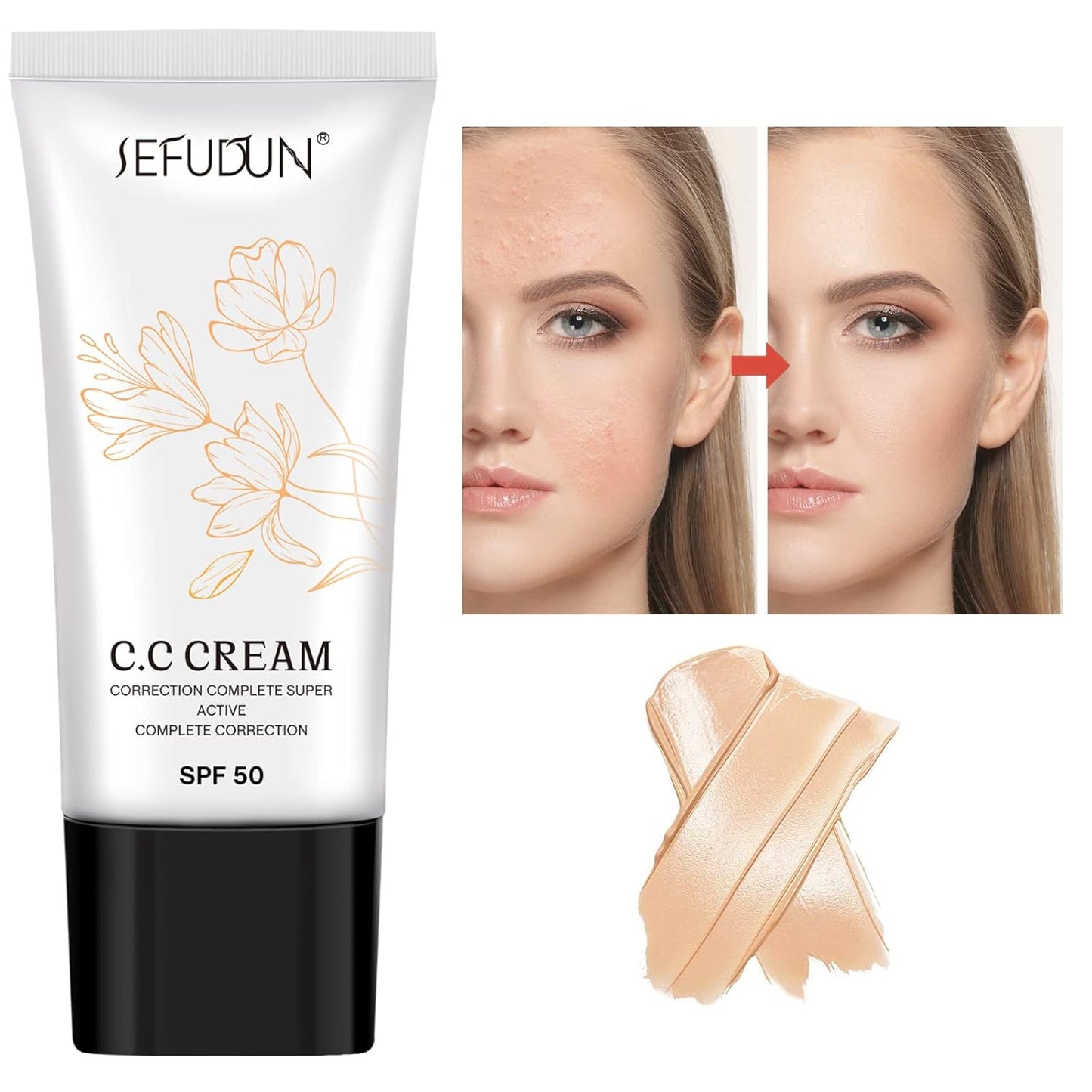 NIFEISHI CC Cream Self Adjusting for Mature Skin