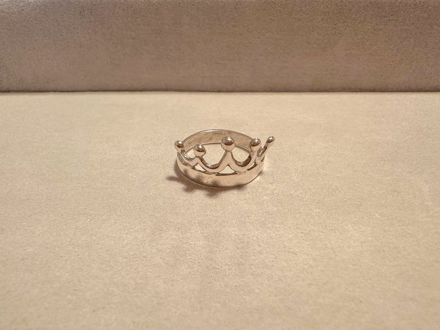 Silver Crown Ring