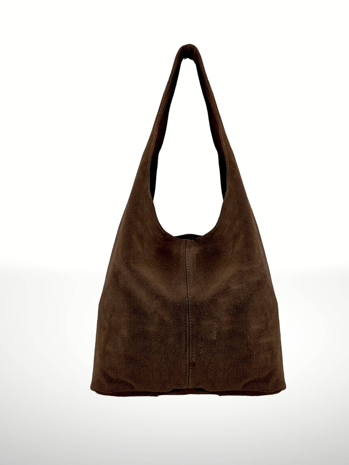 Suede leather bag