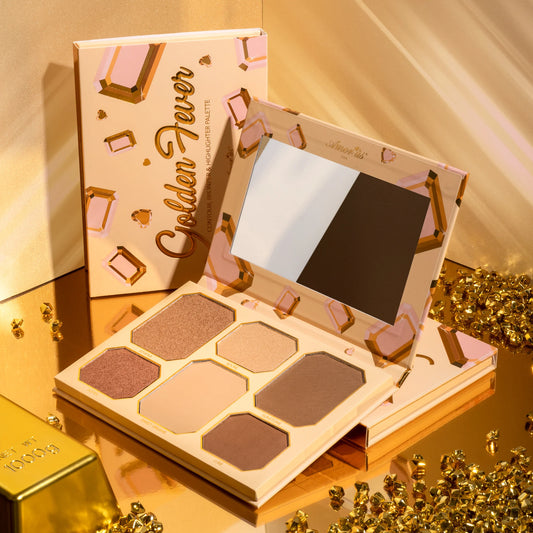 Amor Us Golden Fever Contour, Bronzer & Highlighter Palette