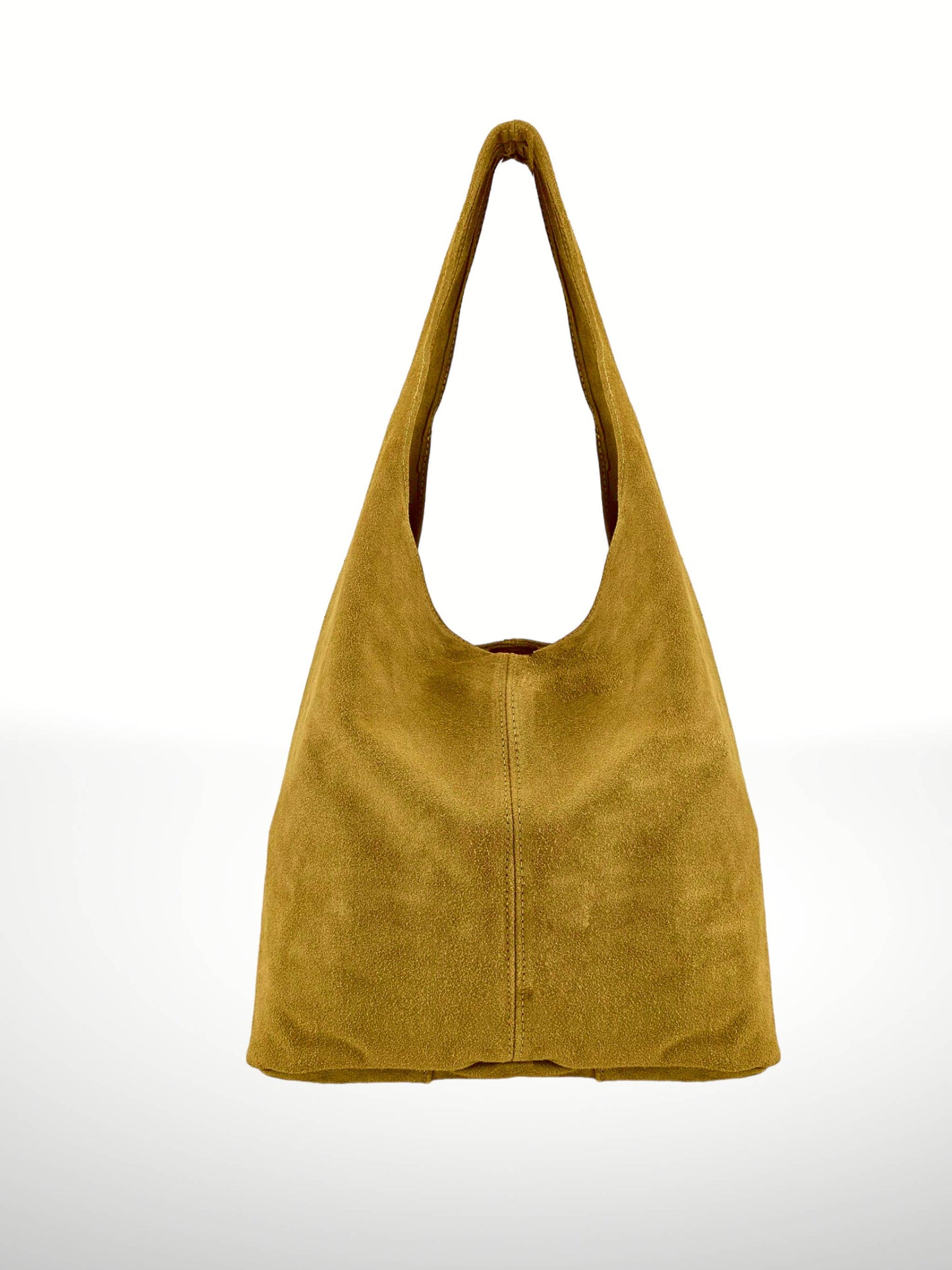 Suede leather bag