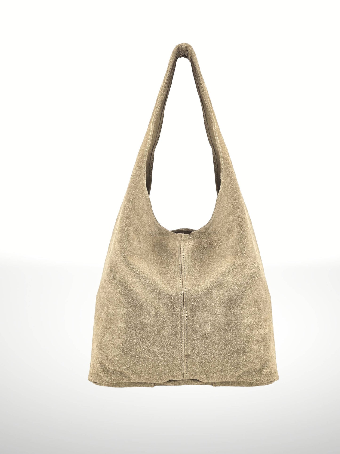 Suede leather bag